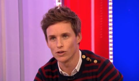Eddie Redmayne on The One Show 1/12