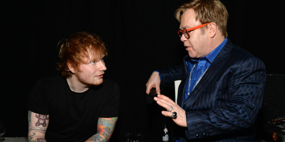 Hasil gambar untuk ed sheeran elton