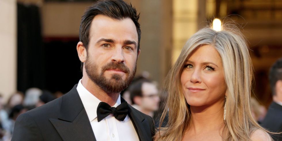 Jennifer Aniston And Justin Theroux Separate Jennifer Aniston R And Actor Justin Theroux Arrive At The Oscars Hollywood