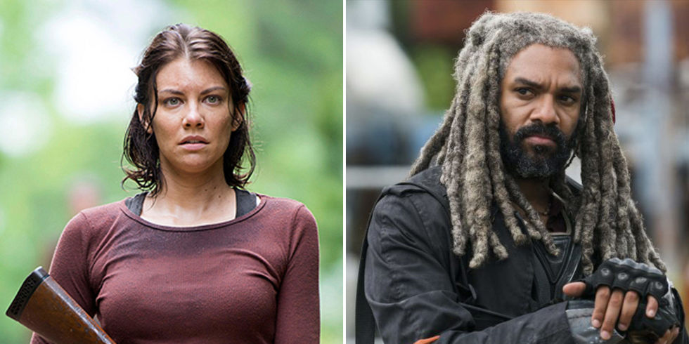 Khary Payton Lauren Cohan Ezekiel Maggie The Walking Dead Khary Payton Lauren Cohan Ezekiel Maggie The Walking Dead