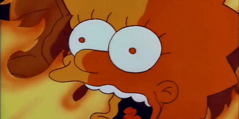 Simpsons screaming gif