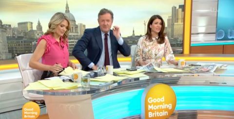 Piers Morgan, Susanna Reid and Charlotte Hawkins on GMB